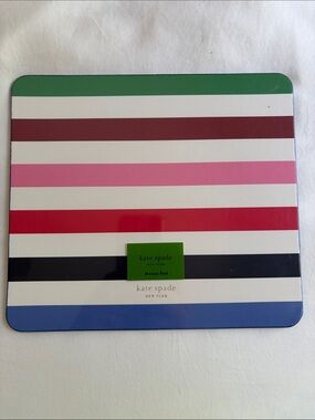 ❤️KATE SPADE❤️New York Multicolored Striped Mousepad